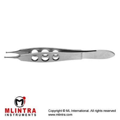 Kurstin Flap Stretching Forcep Disc Shaped Serrated Jaws Stainless Steel, 10.5 cm - 4"